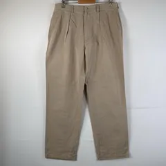 古着 ポロバイラルフローレン Polo by Ralph Lauren チノパンツ チノパン ワンポイント スラックス ポロチノ アンドリュー w35 <!-利用不可文字-!>32  ベージュ メンズ