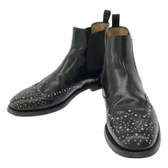 Church's / チャーチ | KETSBY MET / レザー スタッズ ポリッシュドバインダー チェルシーブーツ  革靴 | 35 1/2 | ブラック | レディース