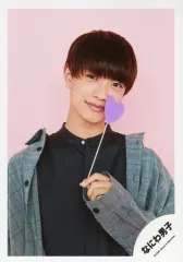 【中古】生写真(ジャニーズ) なにわ男子/高橋恭平/上半身・衣装グレー・黒・左手フォトプロップス・首傾げ・口閉じ・背景ピンク/Greeting Photo ～ニューイヤーVer.～/公式生写真