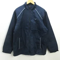 D■ナイキ/NIKE ナイロン 中綿入りジャケットJKT【XL】紺/MENS/40【中古】
