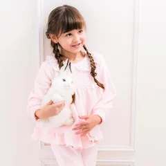 【ピンク】ふわふわフリースパジャマ TAK キッズ キャサリンコテージ
