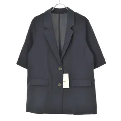 【VIS】24SS BVV34210 接触冷感 洗える 美easyリネンライクハーフスリーブジャケット