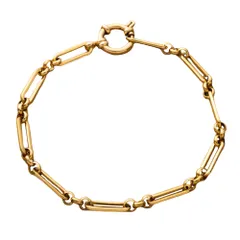 【ゴールド × ワンサイズ】[Cream dot. クリームドット公式] ブレスレット レディースステンレス製 金属アレルギー つけっぱなし サージカルステンレス オーバルチェーン 大人のサムネイル