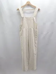 ◇ ⊂ mline エムライン サロペット サイズF アイボリー レディース E  【1503060038802】