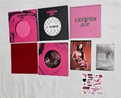 (G)I-DLE I NEVER DIE トレカ付き G)I-DLE I Never Die 1st Full Album Unboxing All 3 Versions