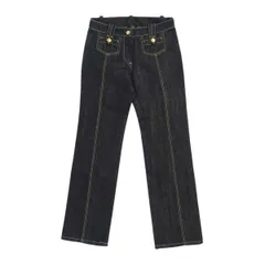 超美品❤️お値下げ❤️LOUIS VUITTON ❤️デニムパンツ ブランド古着】モノグラム総柄デニムパンツ（デニムパンツ