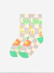 【TAKA ORIGINAL】Checkerboard Crew Socks