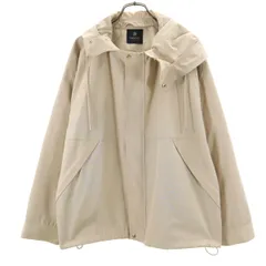 nano universe ナノユニバース フーデッド ジャケット F ベージュ レディース 古着