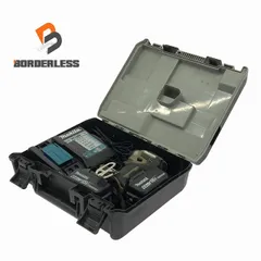 ☆中古美品☆makita マキタ 18V 充電式インパクトドライバー TD173DRGXO バッテリー2個(18V 6.0Ah)充電器 ケース付 締付け113727