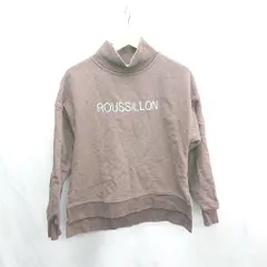 ◇ ⊇ BEAUTY & YOUTH ロゴプリント 長袖 スウェットトレーナー サイズF ブラウン系 レディース E  【1501160039774】