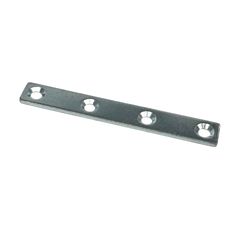 新品 ダイドーハント スリムサポート 一文字 ユニクロ(シルバー) (a)85×(ｂ)12×(ｔ)2ｍｍ DIY/集成材/薄板/補強金具(daidohant)00069134