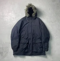 00年代 Eddie Bauer WEATHEREDGE エディーバウアー グースダウンジャケット メンズ2XL相当 【SS2506】