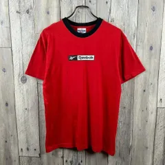 OLD Reebok 90s リーボック リンガーネック 半袖 Tシャツ M