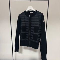 モンクレール★ハイブリッドダウンニット★美品★ブラック★4ポケット★XS★国内正規品