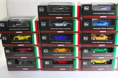 京商 1/64 ランボルギーニくじ 14台セット ミニカーコレクション 2018 Minicar lottery アヴェンタドール ウラカン ヴェネーノ チェンテナリオ ミウラ カウンタック
