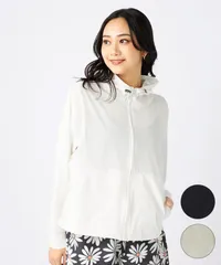 【ムラスポ公式】新品 OP オーシャンパシフィック 水着 ラッシュガード ジップアップ パーカー レディース ペアテックス ドロストコード 水陸両用 UVカット 軽量 速乾 525464