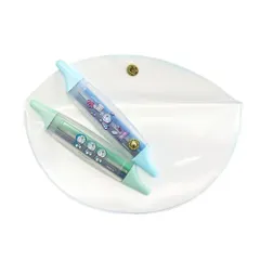 ドラえもん 蛍光マーカー 限定テイパー 2本セット ポケットポーチ付き