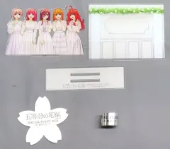 【中古】グッズセット [単品] 3大特典セット 「Blu-ray 五等分の花嫁 SPECIAL EVENT 2023 in 横浜アリーナ きゃにめ限定版」 同梱特典