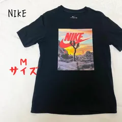美品　古着　ナイキ　NIKE プリントシャツ　tシャツ　　ブラック　Mサイズ　トレーニング　スポーツ　タウンユース メンズ　レディース