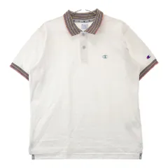 サイズ：LARGE CHAMPION GOLF チャンピオンゴルフ  半袖ポロシャツ  ホワイト系 [240101435169] ゴルフウェア メンズ ストスト
