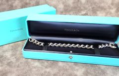 ✨ 【TIFFANY&Co. ティファニー フォージ ミディアムリンク ブレスレット】SV925 / 箱付き✨