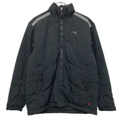 PUMA ダウン ジャケット キッズ XL ブラック プーマ バッグプリント フルジップ 古着卸 アメリカ仕入 a611-5160のサムネイル
