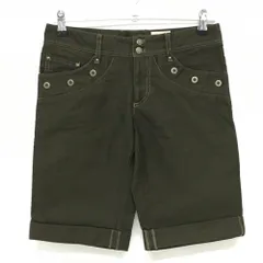 ★SALE価格★ペンギンbyマンシングウェア ショートパンツ カーキ 裾ロールアップ レディース 1 ゴルフウェア Munsingwear