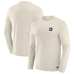 【送料無料】 アンブランデッド メンズ Tシャツ トップス Men's J. Palmer White Kansas City Chiefs Four Down Long Sleeve T-Shirt Chf White