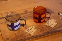 [Muurla］ガラスマグセット チャコール＆アンバー