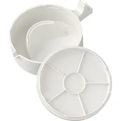 【新品・7営業日以内発送】呉竹 HB4-5 雲月硯水仙 白 HB45 Kuretake シロ 墨池 ステーショナリー 雲月硯水仙白 呉竹書道用硯 書道用品 白文房具 筆置き 筆洗い くれ竹【沖縄離島販売不可】