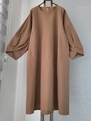 (ハウスハウスバード) 39000 1) ボリュームスリーブ ロング丈ワンピース