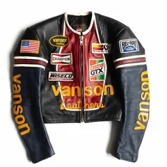 2024年最新】vanson レーシングジャケットの人気アイテム - メルカリ