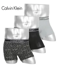 新品 未使用 並行輸入 Calvin Klein カルバンクライン メンズ 下着 ボクサーパンツ 【3枚セット】 BAMBOO COMFORT 50974 5 ロゴパターンブラックセット