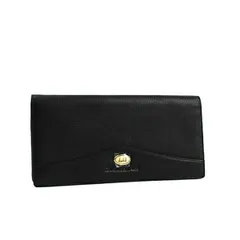 ダンヒル 二つ折り 長札入れ ブラック レザー 中古 ABランク