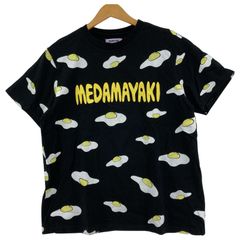 PUNYUS  プニュズ 目玉焼きイラスト半袖Ｔシャツ size2/ブラック