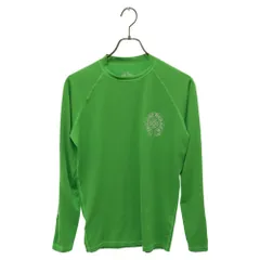 CHROME HEARTS (クロムハーツ) CH HRSS LONG SLEEVE RUSH GUARD CHホースシュー ロングスリーブラッシュガード長袖Tシャツ ロンT ライムグリーンのサムネイル