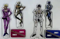 外枠欠品　ジョジョの奇妙な冒険 第五部 黄金の風 アクリルフィギュアスタンド ジョルノ ブチャラティ 2種セット　まとめ売り