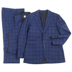 本日限定価格!! C606 HERMES エルメス チェック 3ピース スーツ