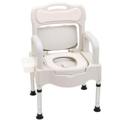 介護用シャワーキャリー ポータブルトイレ付 車椅子 介助用 折りたたみ 