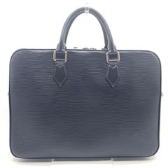 ルイヴィトン エピ ダンディ ブリーフケース M51376 ビジネスバッグ ネイビー LOUIS VUITTON Bランク 中古