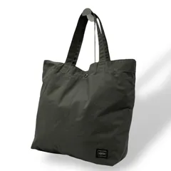 HEAD PORTER トートバッグ キャンバス グレー  A4 1407