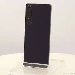 中古品〕 Xperia 1 IV 256GB パープル SO-51C docomo SIMフリー