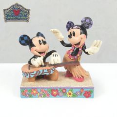 ミッキー&ミニー ハワイ 14cm | ディズニー トラディションズ ジムショア グッズ フィギュア 人形 置物 彫刻 正規輸入品