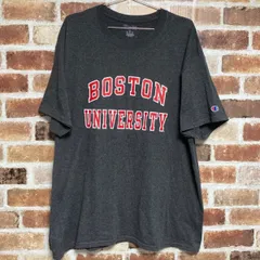 古着 US【Champion】チャンピオン　Tシャツ　トップス　XL　メンズ 　紳士服　半袖　ロゴTシャツ　グラフィックTシャツ　ダークグレー　オシャレ　シンプル　アメカジ