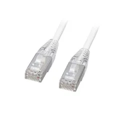 サンワサプライ カテゴリ7LANケーブル スリム やわらか ツメ折れ防止コネクタ 3m ホワイト KB-SL7YS-03W