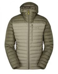 Rab FW24 Microlight Alpine Jacket メンズ Light Khaki/Stone - UKサイズL（JPNサイズXL）