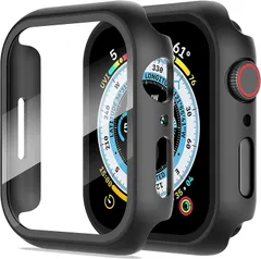 【在庫セール】for Apple Watch Series 9/8/7/6/5/4/SE2/SE/Ultra 2/1 Diruite 45mm保護ケース(2個)アップルウォッチケース 硬質PC一体型保護カバーfor iWatch 9/8/7/6/5/4/SE2