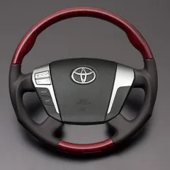 アルファード 20系 赤木目 バリューパッケージ（ステアリング＋シフトノブ） フェガーリ ルナ インターナショナル LUNA