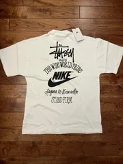 新品未使用 STUSSY x Nike ステューシー ロゴプリントカジュアル 半袖Tシャツ