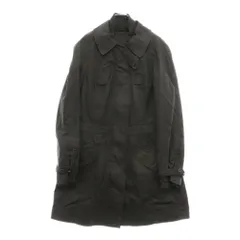 Armani Exchange (アルマーニ エクスチェンジ) ライナー付き コットン ジップアップ ミリタリーコート ブラック レディースのサムネイル